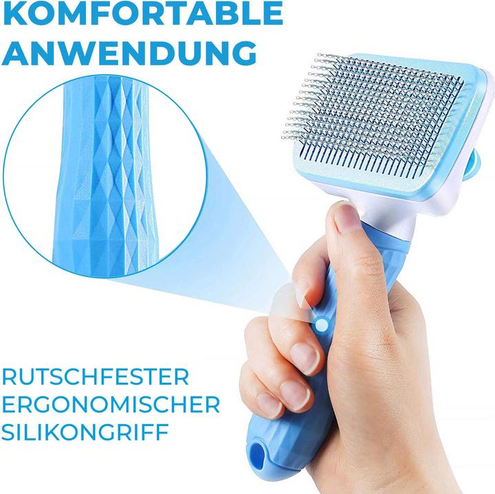 Actual product image Quick Aid Self Cleaning Pet Brush (Cat, Dog, 2016 ml)