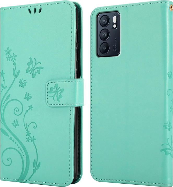 Immagine prodotto Cadorabo Copertina del libro a fiori (Oppo Reno 6 5G)