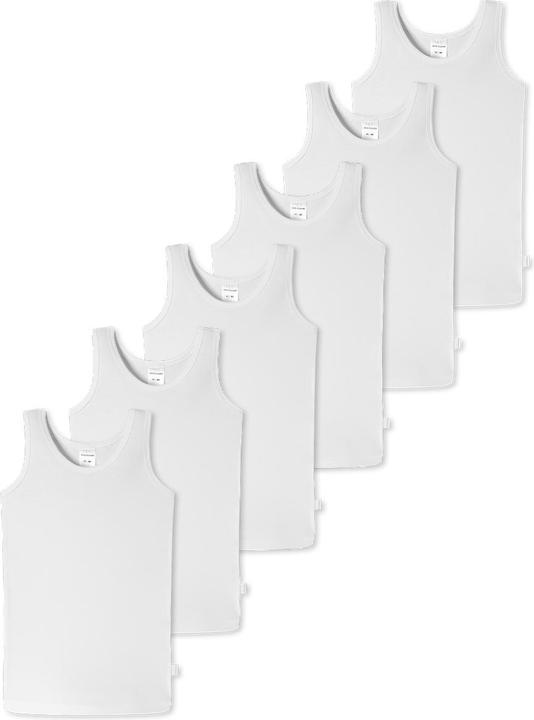 Produktbild Schiesser 6er Pack Kids Girls 95/5 Organic Cotton Unterhemd (98)