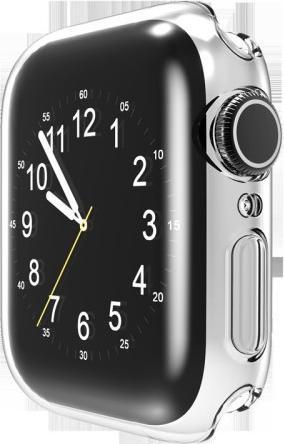 Produktbild Cover-Discount Apple Watch 45mm - Gummi Schutz Case transparent