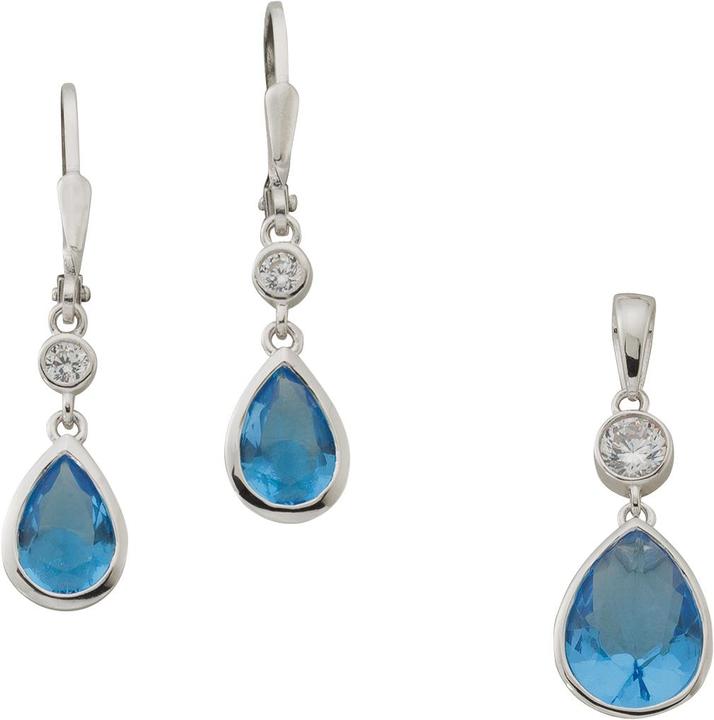 Immagine prodotto Bijou Classic Set Ohrschmuck und Anhänger (Argento)