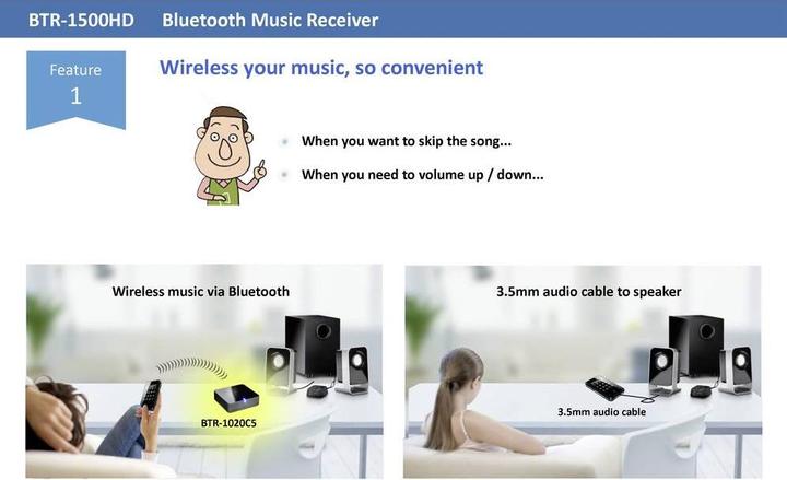 Actual product image Renkforce Music receiver (Receiver)