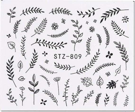 Actual product image Nagellack24 Nail Art Sticker Wassertransfer 809 (Nail varnish dryer)