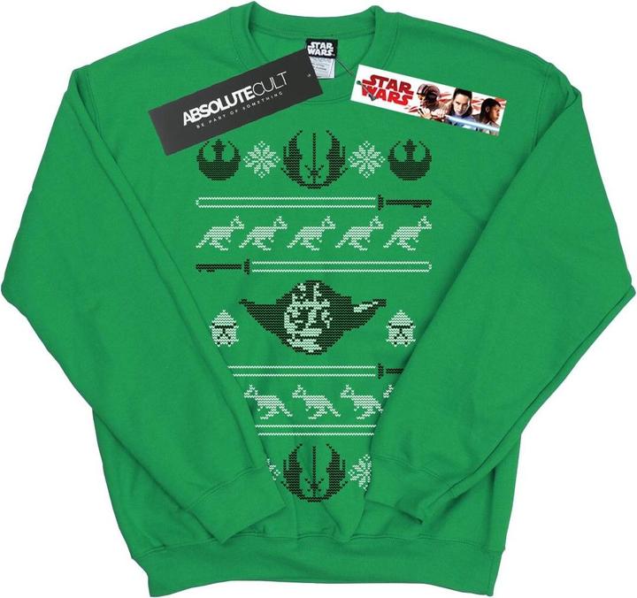 Star Wars Yoda Christmas Tauntauns Sweatshirt (XXL)
