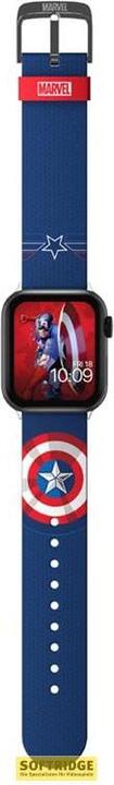 Image du produit Moby Fox Marvel bracelet pour smartwatch Insignia Collection : Captain America (Silicone)