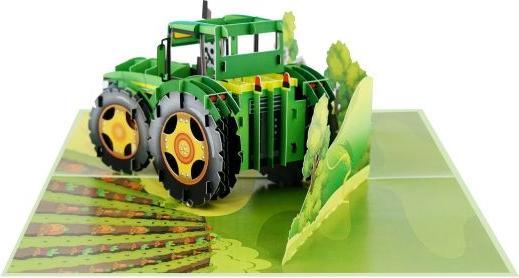 Image du produit MU Classic 3D Pop-Up Grusskarte - Traktor (1 pcs)