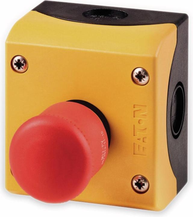 Actual product image Eaton Emergency stop button M22-PV/KC02/IY