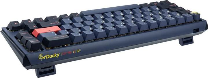 Actual product image Ducky One 3 Cosmic Blue SF Gaming Keyboard, RGB LED - MX-Speed-Silver (US) (US, Cable)