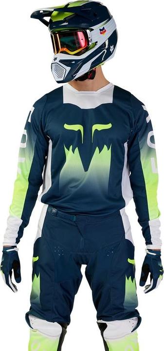 Actual product image Fox JERSEY 24 180 FLORA DRK INDO (XXS)