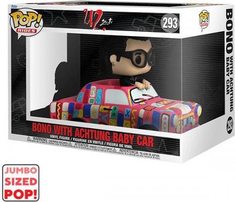 Produktbild Funko Pop! Rides : U2 - Bono w/ Achtung Baby Trabant (293)