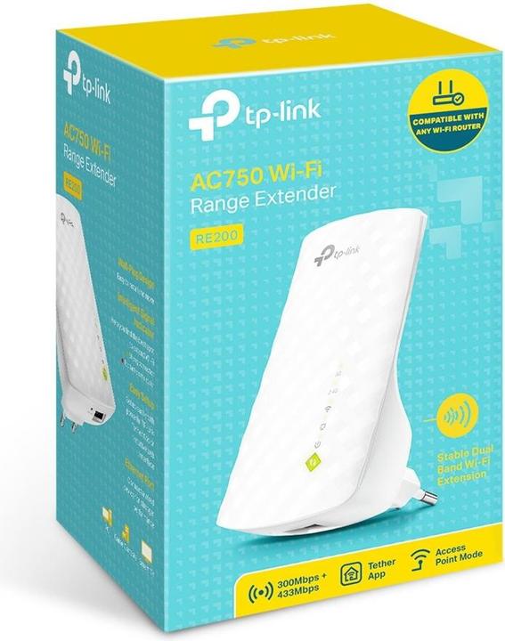 Actual product image TP-Link Re200 (433 Mbit/s, 300 Mbit/s)