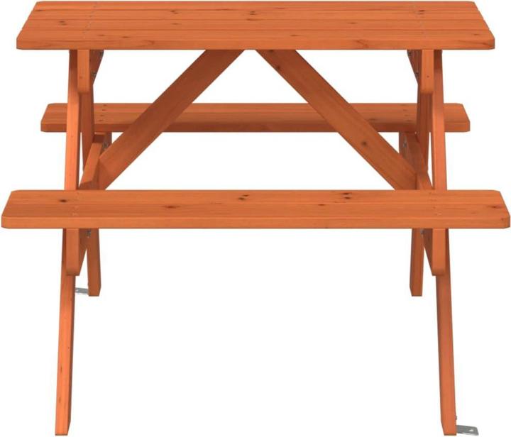 Image du produit VidaXL Table de pique-nique pour 4 enfants avec trou pour parapluie