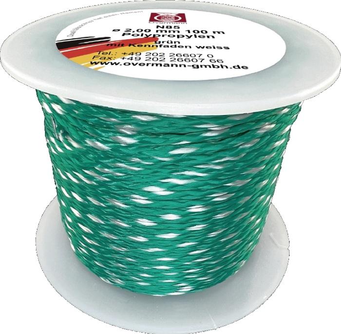HP Autozubehör Maurerschnur Länge 50 m Ø 1,2 mm 25 kg Polypropylen grün/weiss (50 m)