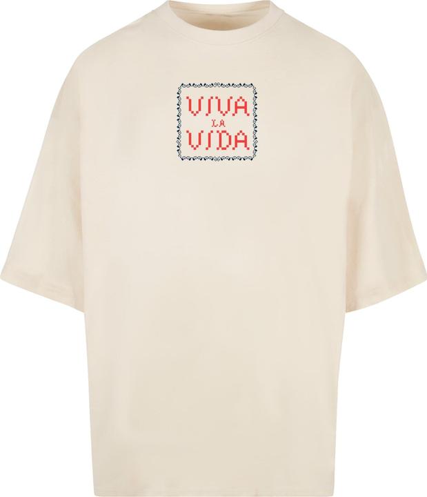 Produktbild Merchcode Frida Kahlo - Pixels viva la vida Huge Tee - 117215 (S)
