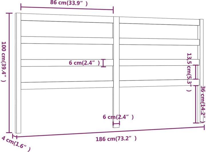 Immagine prodotto VidaXL Batsheva (186 x 4 x 100 cm)