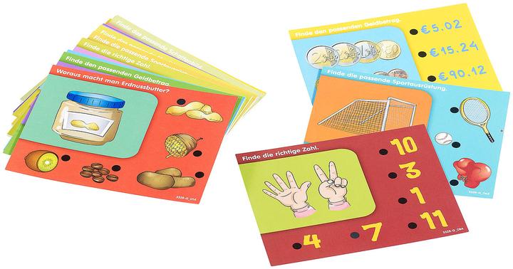 Actual product image Playtastic Basic Fun II" flashcard set for NX-1189 (German)