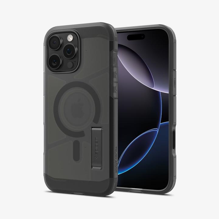 Actual product image Spigen - Tough Armor MagSafe - iPhone 16 Pro Max - Frost Black (Apple iPhone 16 Pro Max)