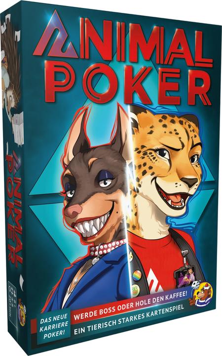 Produktbild HG010 - Animal Poker, Kartenspiel, für 3-5 Spieler, ab 10 Jahren (DE-Ausgabe) (Deutsch)