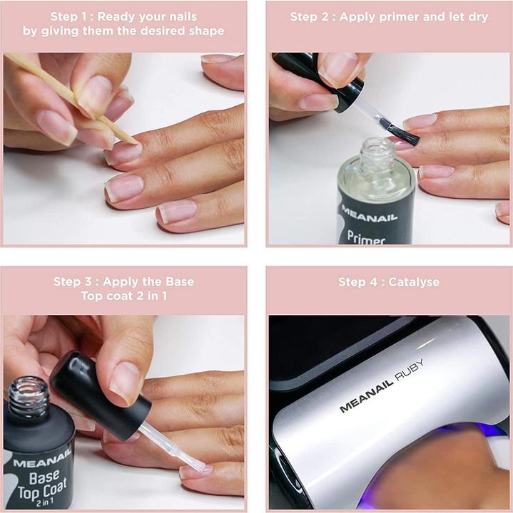 Produktbild Meanail Ruby (Nagellacktrockner, Tango, Black Cherry, Blush, Rouge, Basic Nude (18), Taupe)