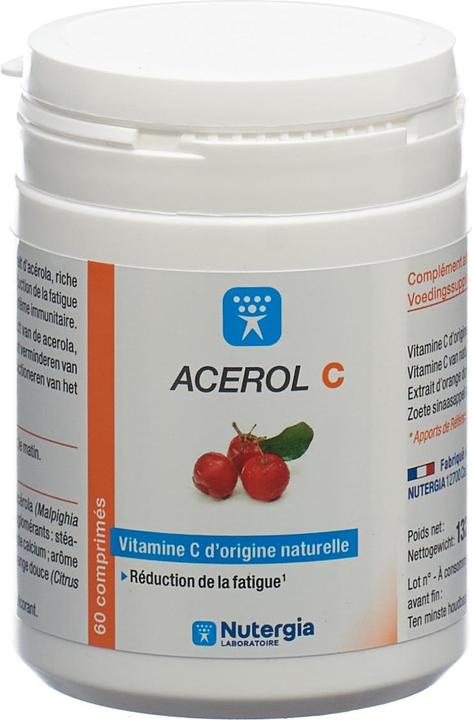 Produktbild Nutergia Acerol C Tabl (60 Stück, Tabletten, 172 g)