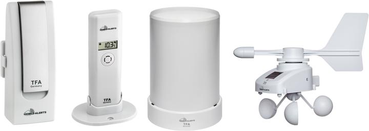 Actual product image Suomen Lämpömittari Oy 8225 WeatherHub Starter Kit with Rain and Wind Gauge