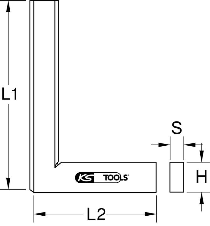 Immagine prodotto KS Tools Angolo piatto