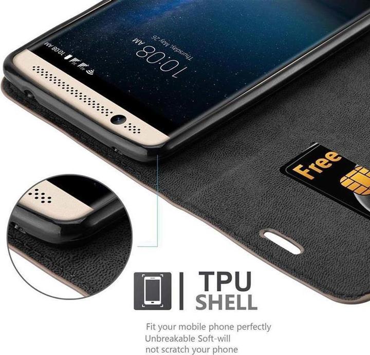 Actual product image Cadorabo Book Invisible Magnet Cover (ZTE Axon 7 mini)