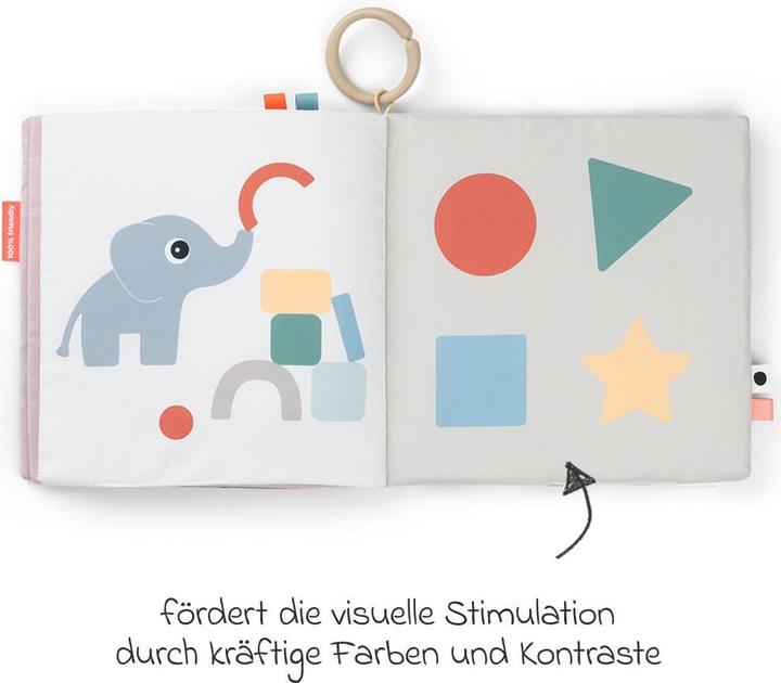 Actual product image Done by Deer Babybücher Activity-Soft-Bilderbuch Tummy Time - Deer