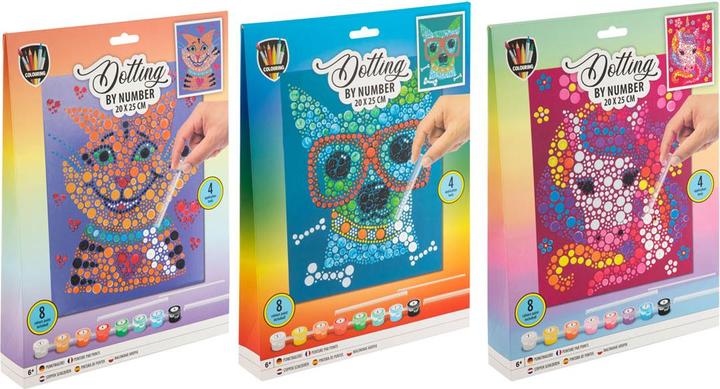 Produktbild Grafix Punkte Malen nach Zahlen Tier