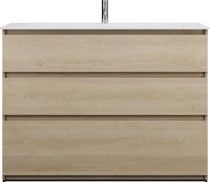 Immagine prodotto burgbad Lavabo in getto minerale Lin20 colore bianco lucido incluso mobiletto profondità 495 mm 3 c