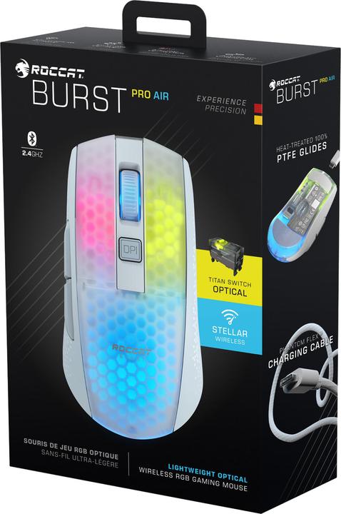Immagine prodotto Roccat Burst Pro Air (Senza fili, Cablato)