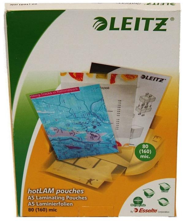 Actual product image Leitz Laminating foil pouch (A5, 100 Piece, 80 µm)
