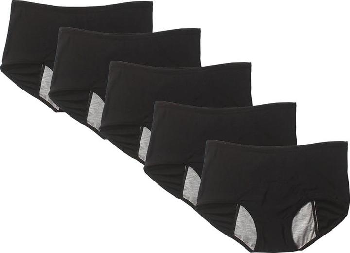 Bonbon Rose 5er-Pack hohe Menstruationshöschen (M)