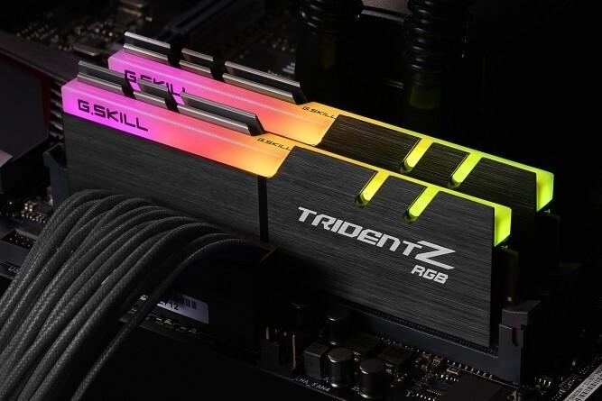 Produktbild G.Skill Trident Z RGB (2 x 16GB, 3200 MHz, DDR4-RAM, DIMM)