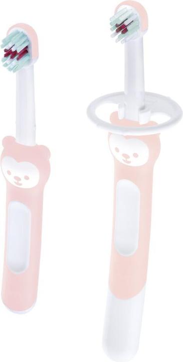 Produktbild MAM Learn to Brush Set 5+ Mon., rosa (Weich, 1 x)