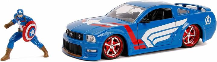 Produktbild Jada Avengers Captain America mit Auto 1:24