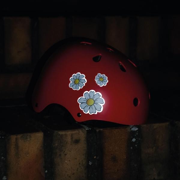 Produktbild Farbviereck Relektierende Gänseblümchen Motive Aufkleber / Sticker