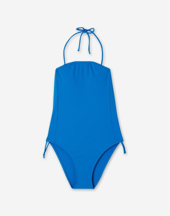 Produktbild Olaian Badeanzug Surfen Damen strukturiert Manon blau (44)