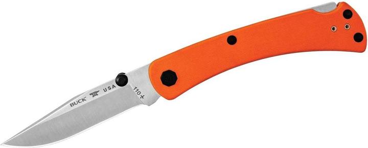 Immagine prodotto Buck 110 SLIM PRO TRX, arancione, acciaio S30V, inossidabile, Back Lock, impugnatura G10, clip da tasca
