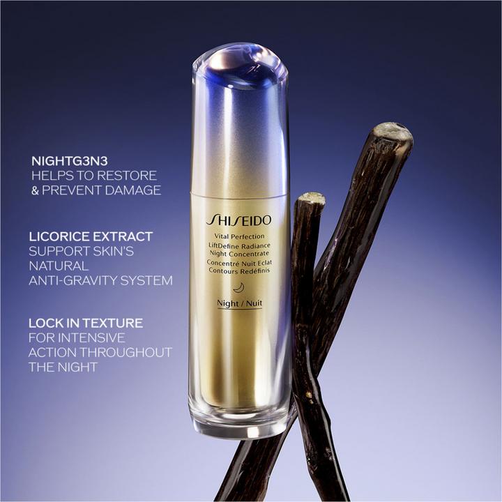 Produktbild Shiseido VITAL PERFECTION LiftDefine Radiance Night Concentrate (80 ml)