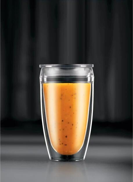 Image du produit Bodum Mug à café Pavina To Go 0,45 l, 2 pièces, transparent (450 ml, 2 x)
