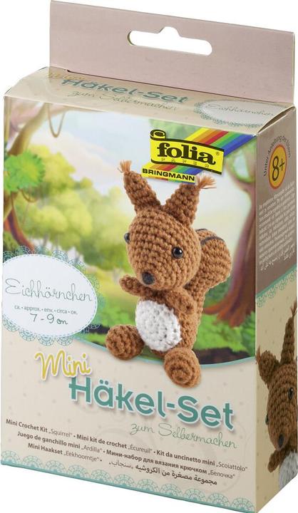 Produktbild Folia Mini Häkelset Eichhörnchen