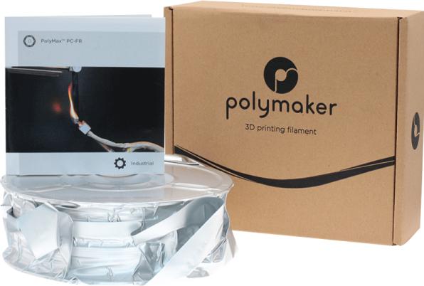 Image du produit Polymaker PolyMax PC-FR - Blanc - 2.85mm (PC, 2.85 mm, 1000 g, Blanc)