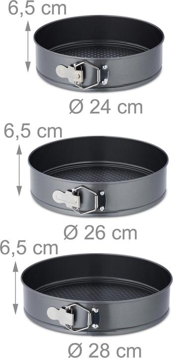 Actual product image Relaxdays Springform pan set (28 cm)
