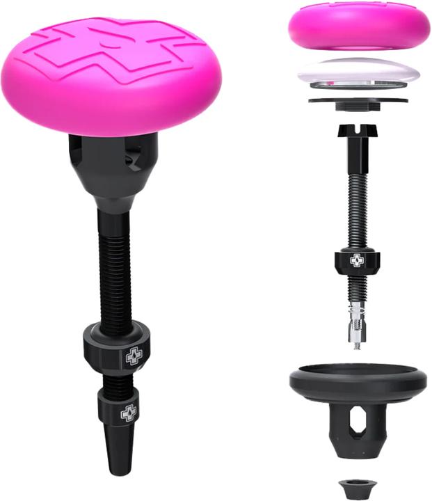 Actual product image Muc-Off Tubeless Tag Holder + Valve Kit