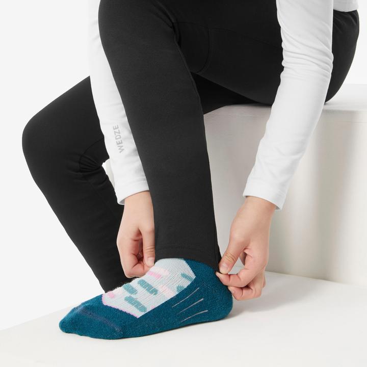 Produktbild Wedze Skiunterwäsche Funktionshose Kinder - BL 500 schwarz (100 C)