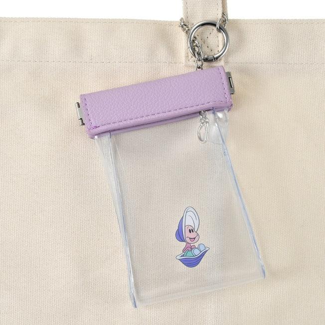 Actual product image Disney Young Oyster with carabiner Clear Spring Mouth - Cosmetic bag