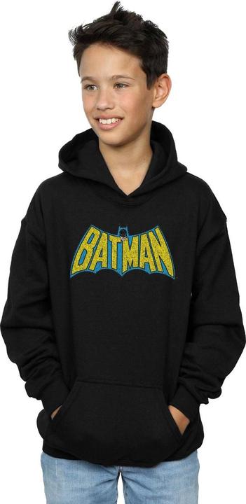 Image du produit - Sweat à capuche BATMAN CRACKLE LOGO - Garçon (152, 158)