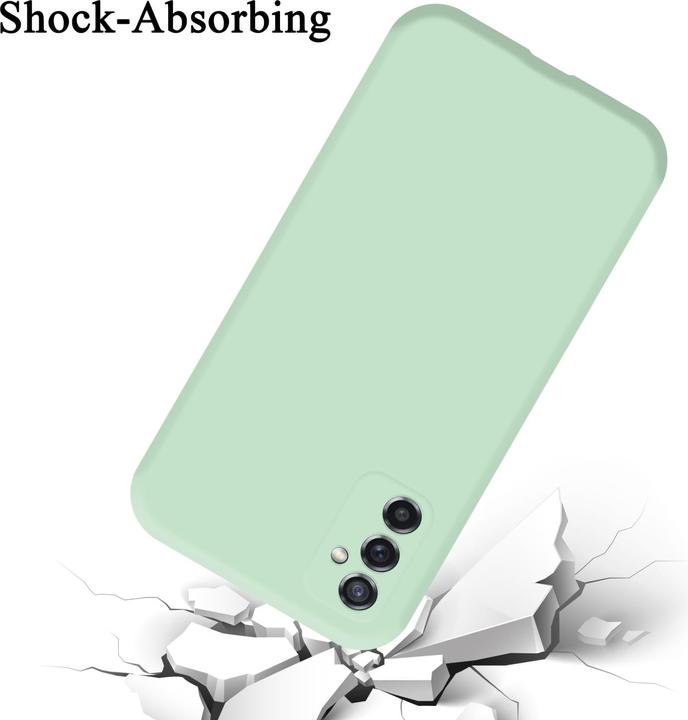 Actual product image Cadorabo TPU Liquid Silicone Case Cover for Samsung Galaxy M52 5G (Samsung Galaxy M52 5G)