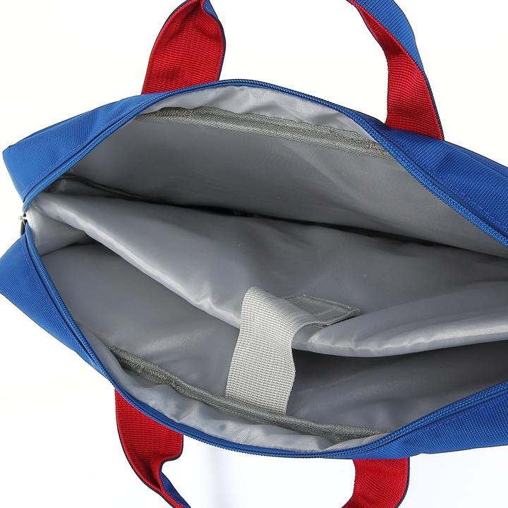 Actual product image Land NS-KLM180705-A notebook bag 39.6 cm (15.6') Courier bag Blue, Red, White (15.60", Universal)